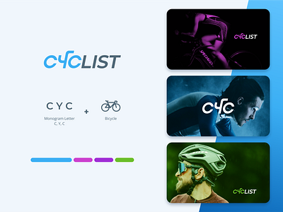 Cyclist - Bicycle Needs Brand Logo Concept