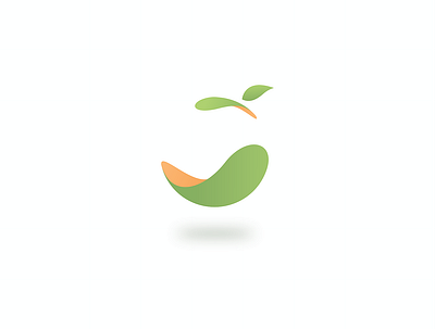 a Slice of Fruit branding and identity fresh fruit green logo concept orange