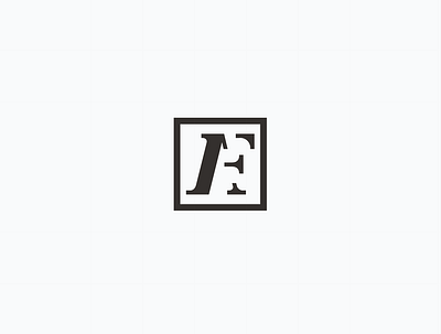 A+F Monogram Logo Concept monochrome monocolor monogram monogram logo