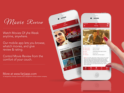 Movie Review 01 app design ui ux