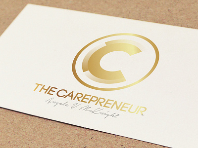 Logo Design and Personal Branding branding business card clean design foil logo simple