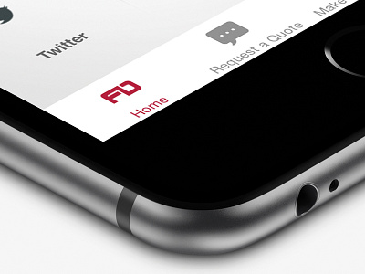 Final Draft Design - Mobile App app design flat icon iphone mobile mobile app tab bar ui