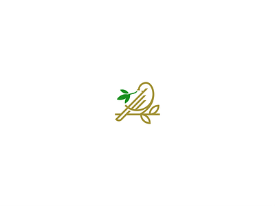 Total Herbal Care Logo 99designs bird cannabis cbd hemp herb icon logo logo design monogram simple wild