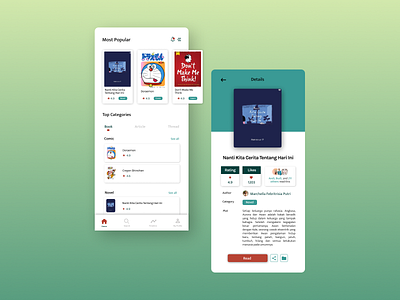 Mobile Reading App - Kubaca