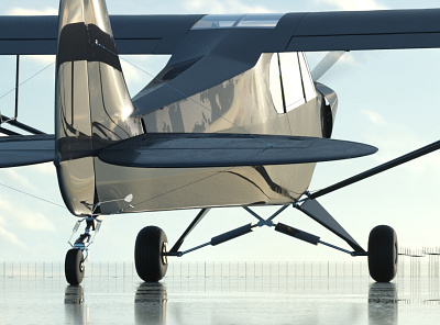 Самолет в аэропорту - Cinema 4D Corona render 3d animation art branding graphic design logo motion graphics realistic render sia ui аэропорт корона отражения ышф