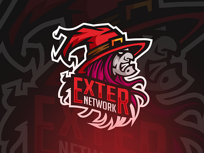 Exter Network logo esports logo illustration logo mascot vector