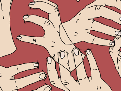 Hands design detail graphic art hand illustration visual art