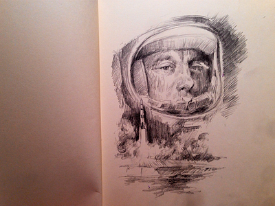 His ship fell into the sun apollo astronaut moleskine nasa pencil rocket space