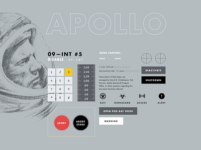 Apollo Design System - Beginning Stages button buttons control panel design design system gauge sketch space