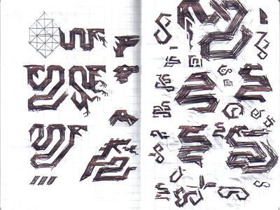 Army Insignia Sketches