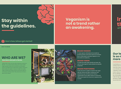 Lettuce eat! brand identity brand manual branding design graphicdesign