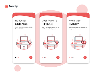 User Onboarding Illustration: Snaply