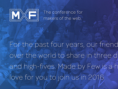 MxF Conference Branding