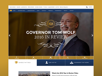 Pennsylvania Governor Tom Wolf gov government governor pa state tom wolf