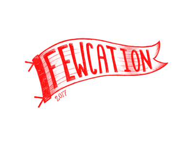 Fewcation Pennant Sketch