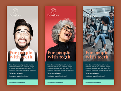 Flossbar Banners for WeWork Office