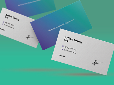 Few Business Cards