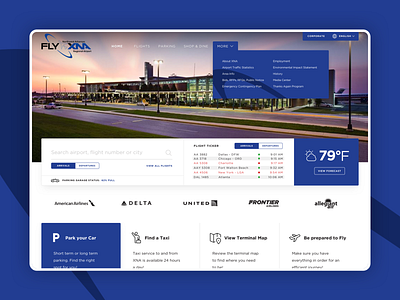 XNA Airport Website