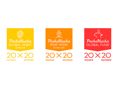 Pechakucha Night - Assorted Projects branding icon design illustration logo design print web design