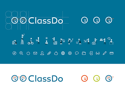 ClassDo identity design illustration responsive web design web development