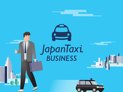 Japan Taxi Business illustration print print layout storytelling