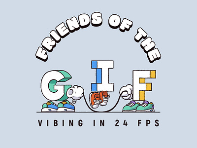 Friends of the GIF challenge character design characteranimation illustration invisiblefriends logo motion graphics motionmarkus nft