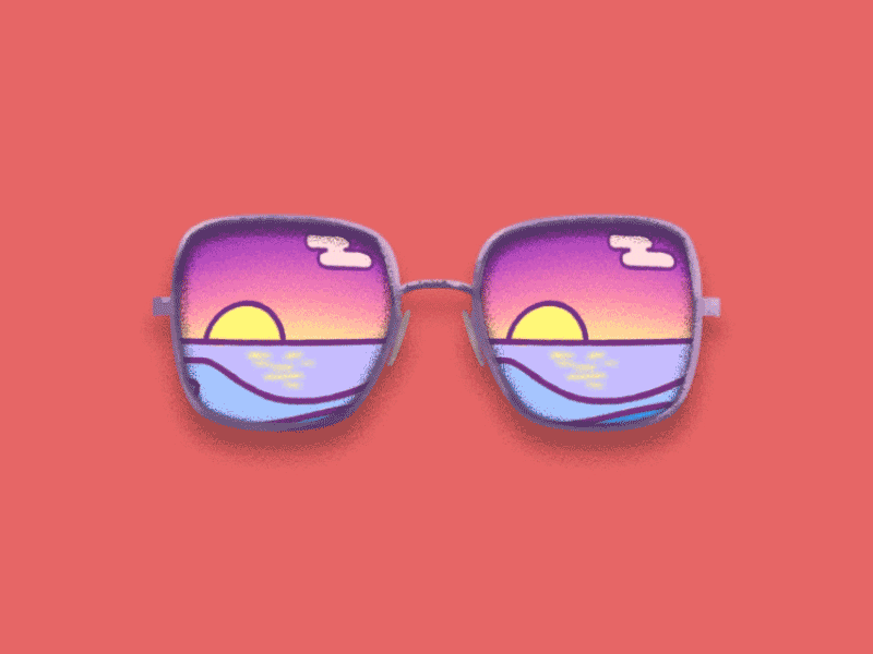Shades 1 2danimation animation beach beach party eyewear loop motion shades sun sunglasses