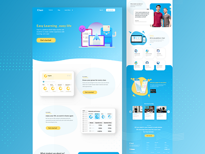 Learning platform Landing page exploration