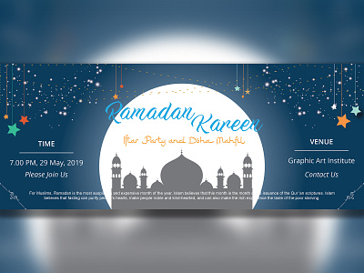 Ramadn's Iftar Party Banner