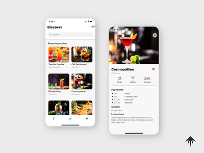 Bartending App app app design appdeveloper design ui ux