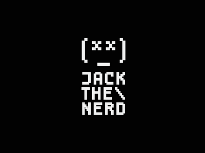 Jack The Nerd Logo by Logovka brand branding design icon logo logo design minimal minimalist retro logo