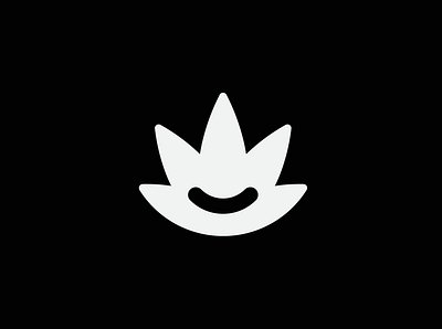 Logo by Logovka brand branding cannabis logo design funny logo icon logo logo design minimal minimalist smile logo