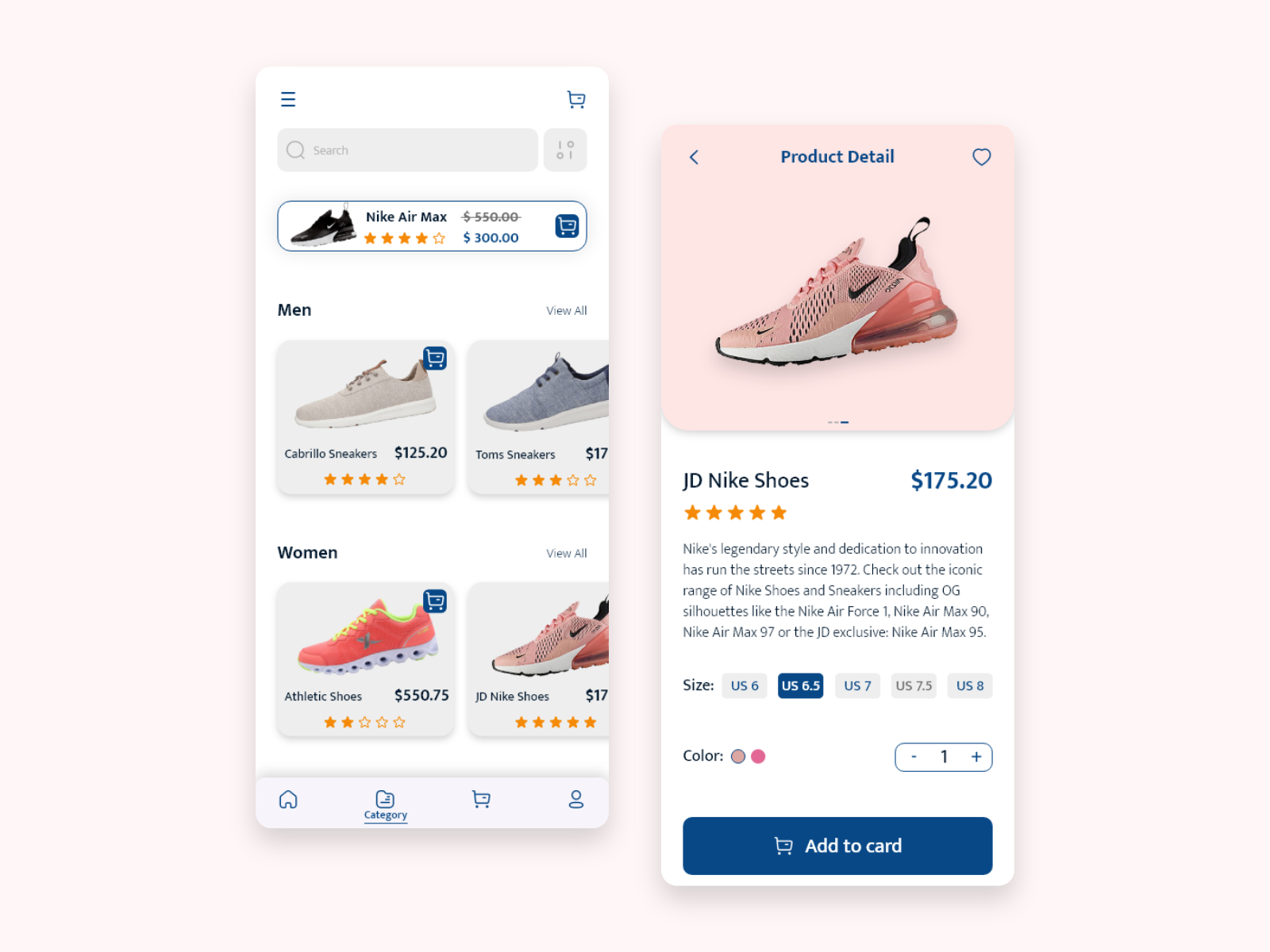 Online shop - shoes by samaneh soltani on Dribbble