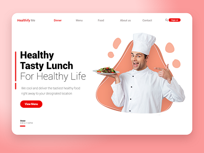 Restaurant Booking Web Design branding design graphic design illustration instagram social media post restaurant website ui ux vector web design