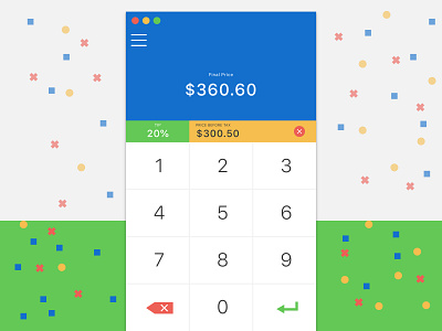 Daily UI Challenge #004 - Calculator