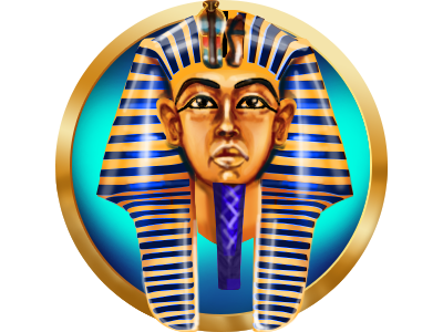 Tutankhamun character design illustration