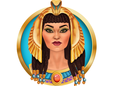 Cleopatra character design illustration