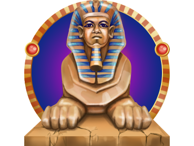 Sphinx character design illustration
