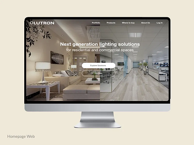 Web homepage