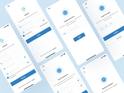 Login & Sign up Screens design login mobile app signup ui ux uxui