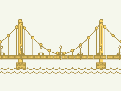 Pittsburgh Bridge pittsburgh bridge illustration minimal
