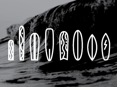 History Of The Surfboard icons surfboards surfing