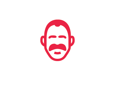 History Of My Face avatar facial hair illustration minimal