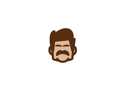 Ron Swanson face icon man nick offerman parks and recreation portrait ron swanson