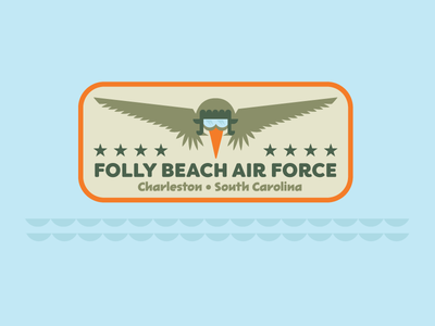 Folly Beach Air Force Badge