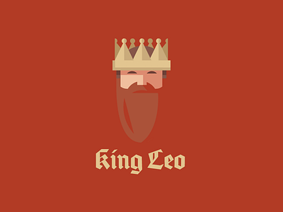 King Leo beard face king mechanic portrait