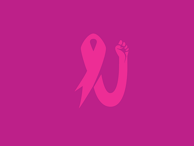 Survive Together breast cancer fight fist march ribbon survive united womens rights