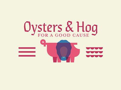 Smokin', Shuckin' & Rhymin' bbq cause charleston hog oysters pig poster roast shuck south carolina