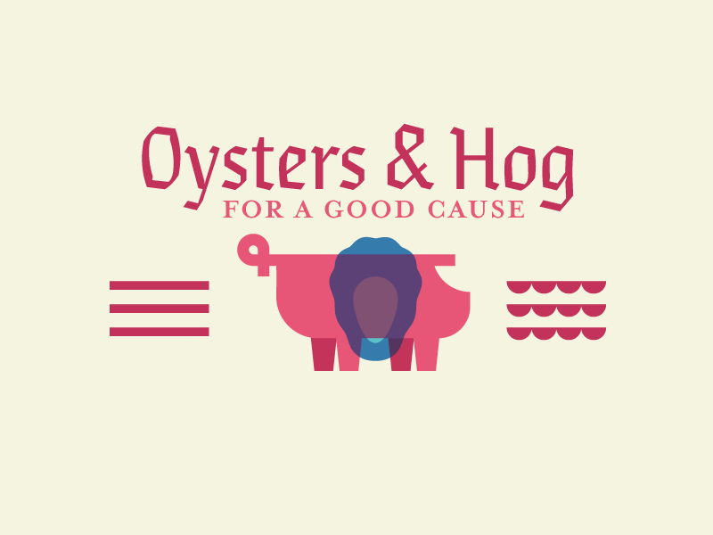 Smokin', Shuckin' & Rhymin' south carolina charleston bbq poster cause roast shuck pig hog oysters
