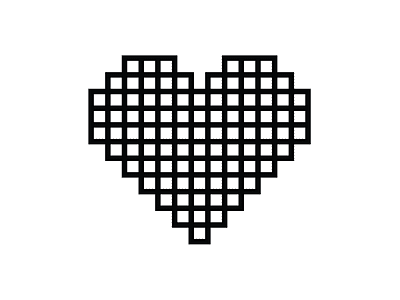 Optical Illusion Heart dots heart illusion optical optical illusion romance squares